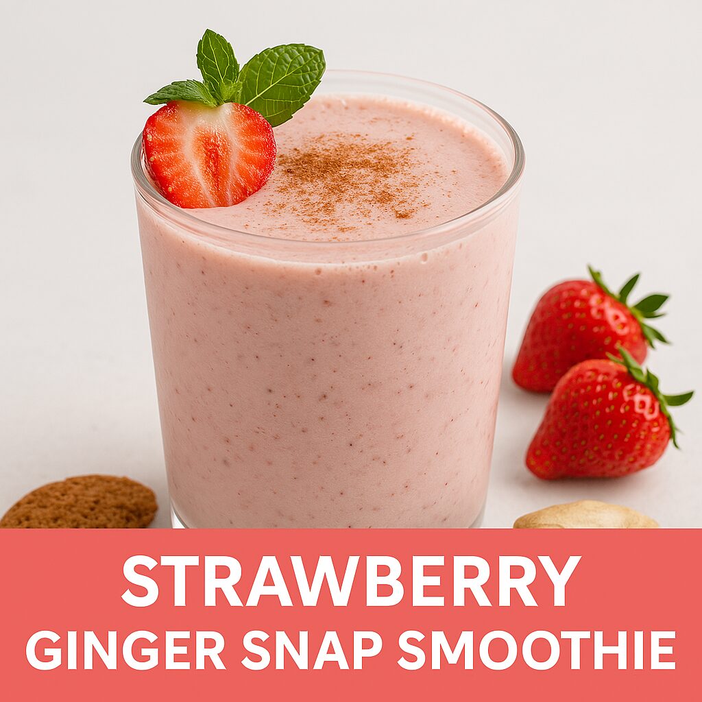 Strawberry Ginger Snap Smoothie: A Fusion of Flavors