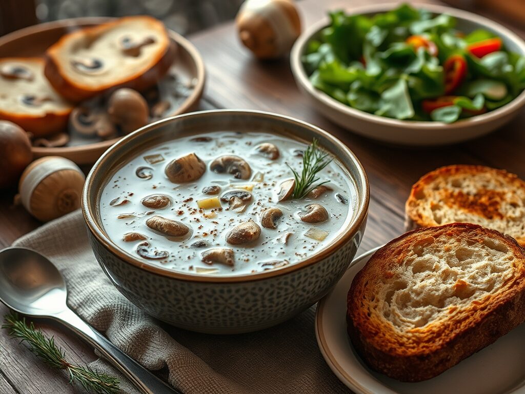 Hearty Mushroom Soup